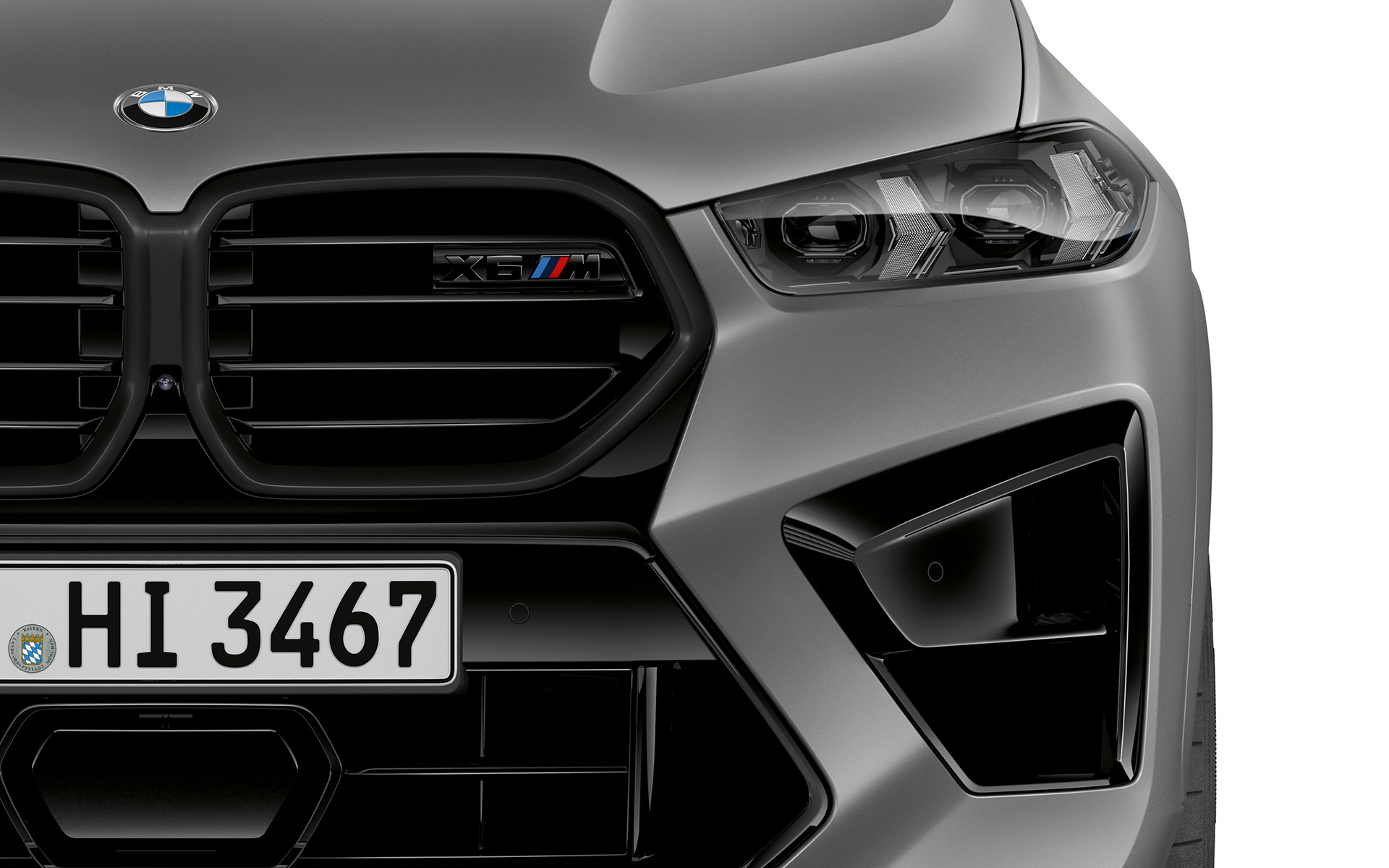 BMW X6 M Competition F96, 2023, фары M Shadow Line, адаптивные светодиодные фары